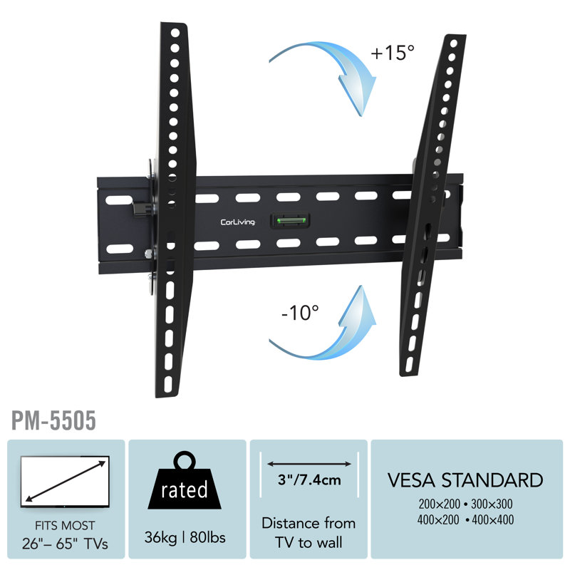 DCOR Design Single Screen Wall Mount