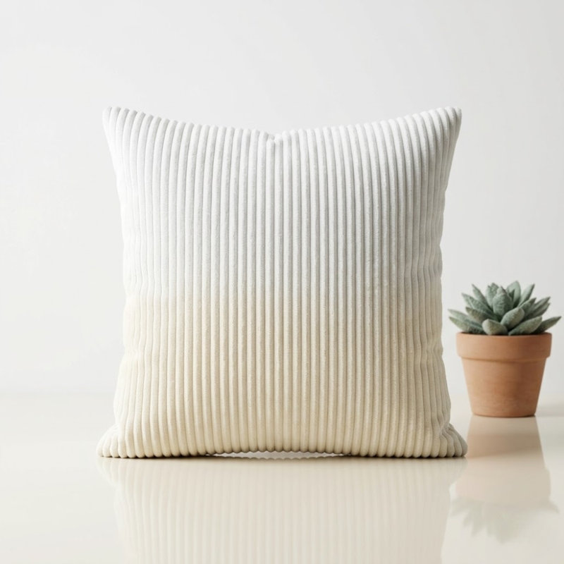 Pack Of 1 Corduroy Square Scatter Cushion Cover
