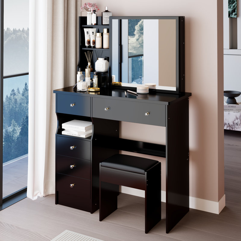 Ensemble de meuble-lavabo de 37 po avec tabouret