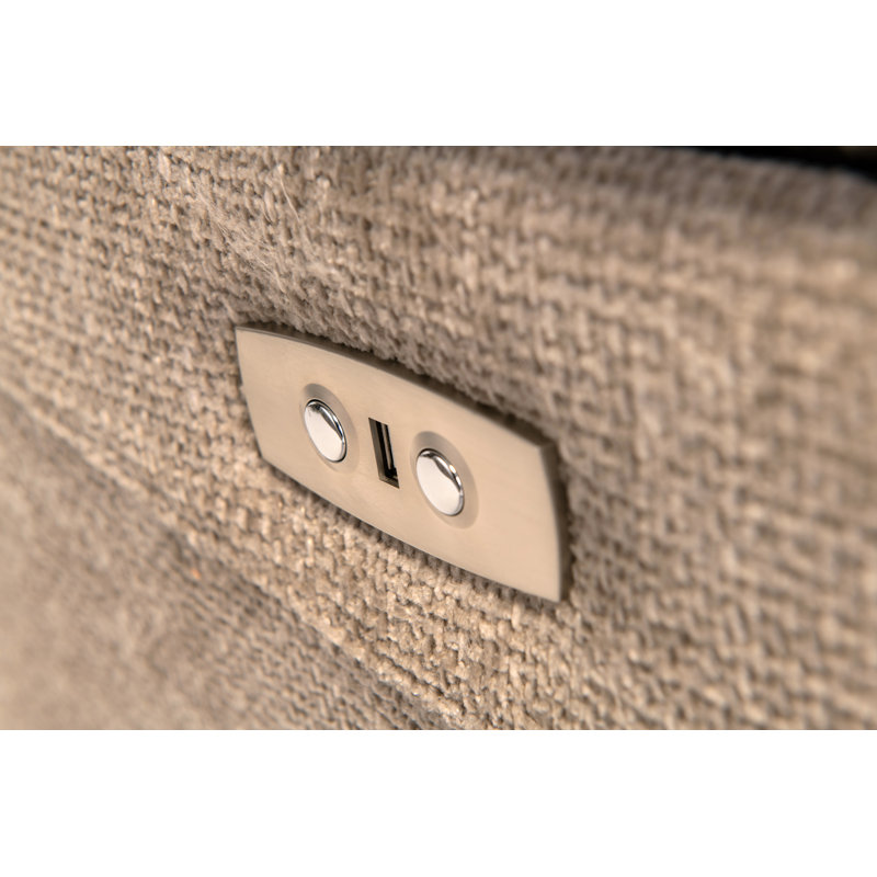 Imal 152cm Wide Wall Recliner Standard Recliner, Sand