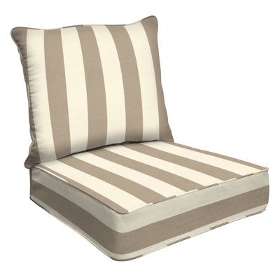 Ensemble de coussins d'extérieur à assise profonde Meridian - Design confortable, durable et résistant aux intempéries