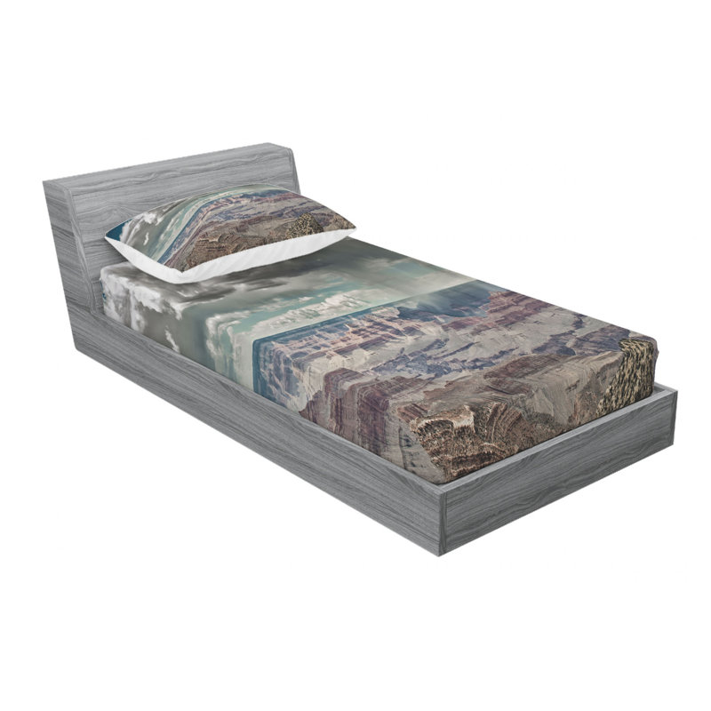 Microfiber Sheet Set, Twin XL Sheet Set with Fitted Sheet