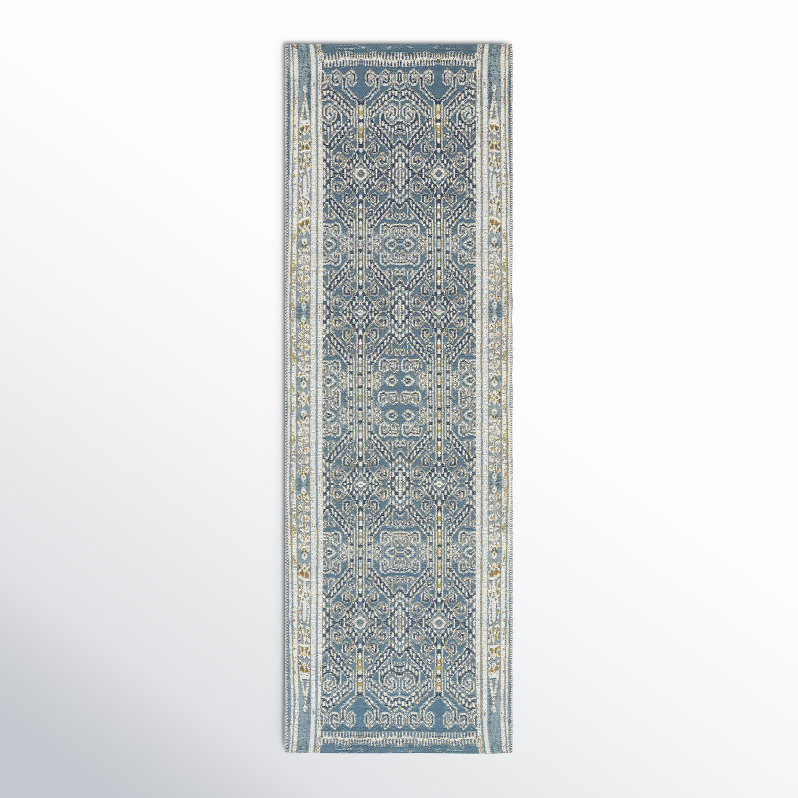 Davana Blue Indoor/Outdoor Rug, Runner 2'5" x 7'8"
