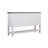 Brown And White 2-Drawer Server