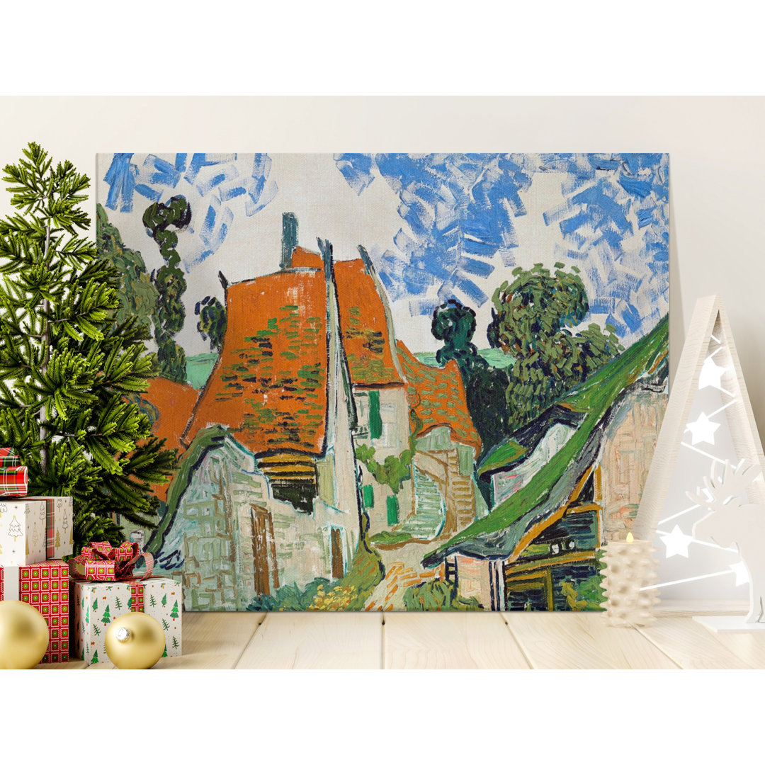 Auvers Village Houses Canvas Print