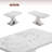 Drumack Extendable Metal Base Dining Table-354210880