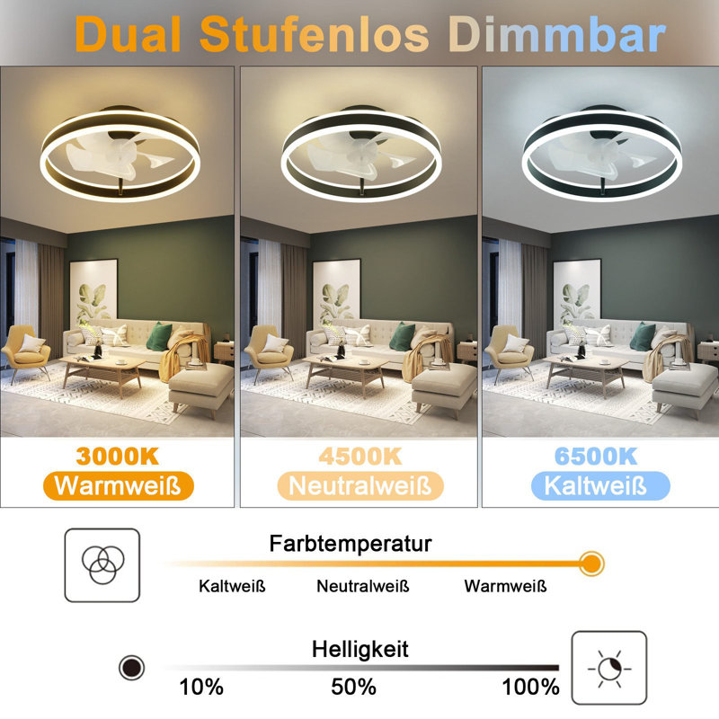 Ceiling Fan with LED Lights