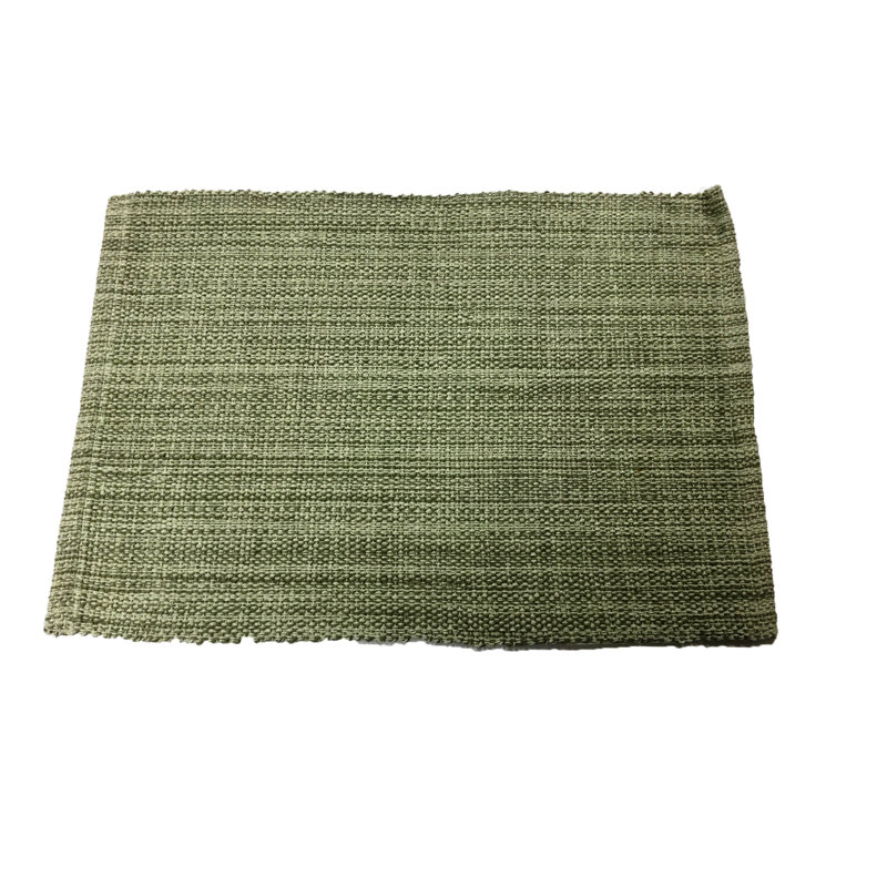 Napperon en coton Stell, Vert de mer, L 20 po x P 20 po