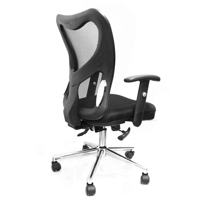 High Back Mesh Office Chair With Chrome Base