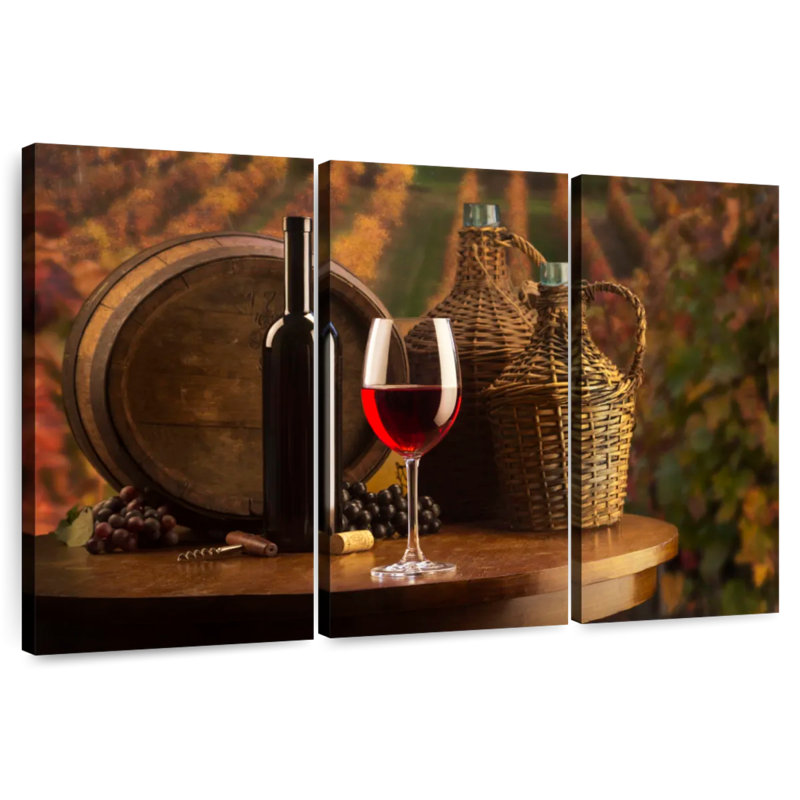 Yarlin Vineyard Red Wine Sampling, 20" H x 33" W