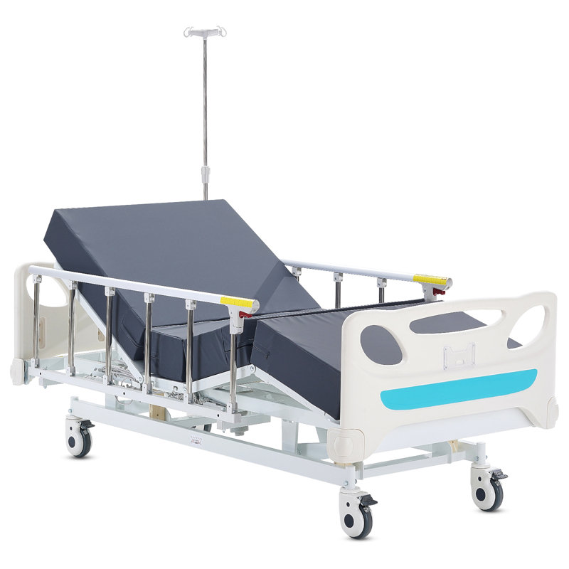 Full Electric Adjustable Hospital Bed with Side Rails