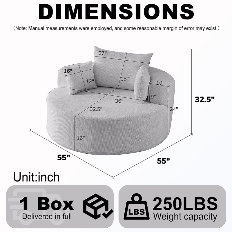 Canapé simple rembourré, Chenille beige clair