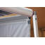 Dakota Fields 250cm W x 2.5cm D Plastic Light Grey Cover Retractable Side Awning