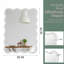 Miroir blanc 30 x 40 po