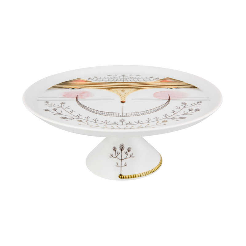 Tea With Alice Porcelain China Cake Stand
