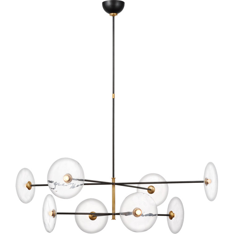 Ian K. Fowler Calvino Large Linear Chandelier
