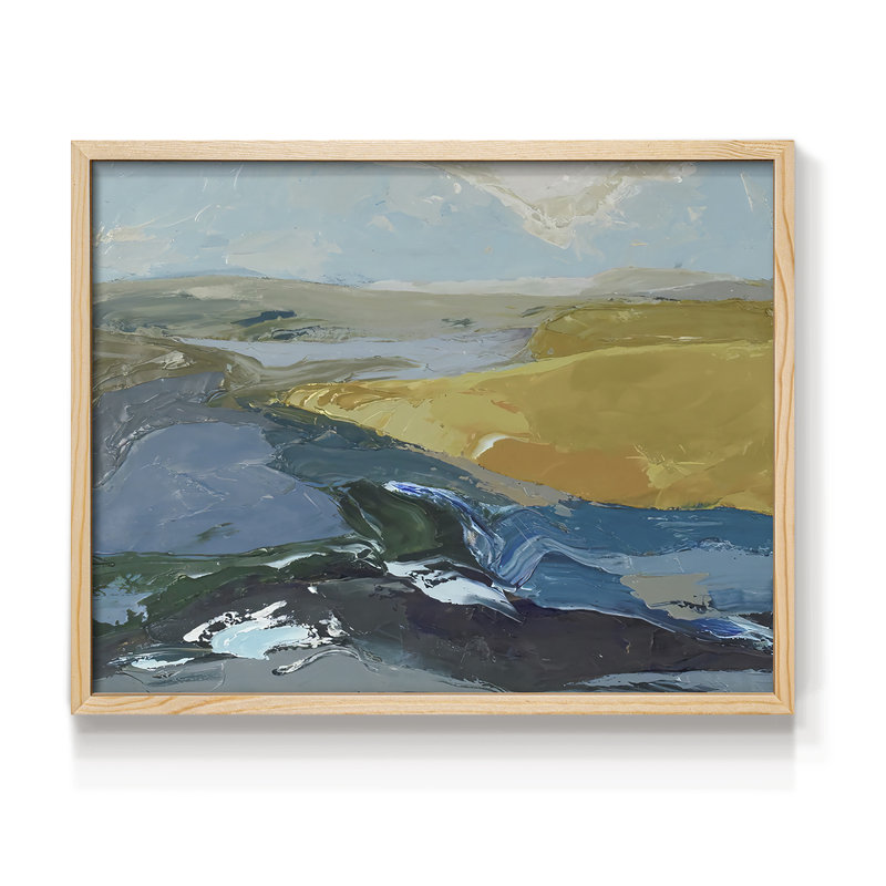 Dero's Estero - Reproduction encadrée - Restickable, H 8 po x l 10 po, Naturel