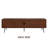  NTC Mossic TV Media Cabinet, Entertainment Center with Natural Rattan, Metal Legs, Modern Storage Console for Living Room and Bedroom, Effortless Assembly-1339120932-1311648040