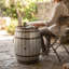 Table d'appoint cylindrique 22,5 x 22,5 x 26 po