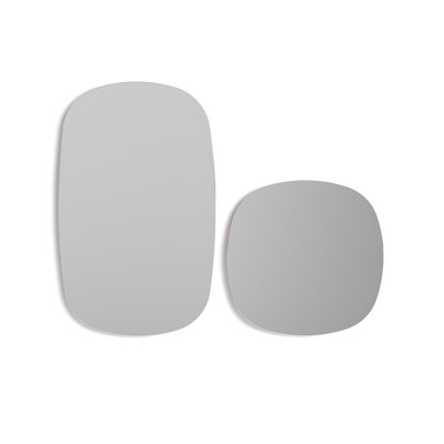 Brunsville Wood Flat Wall Mirror