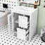 Meuble-lavabo 24 po avec lavabo en céramique, 2 tiroirs et rangement-353973728