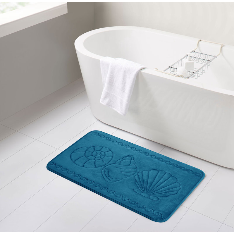  Tapis pour salle de bain Sea Shell, l 20 po x L 32 po, Taupe