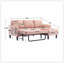 Canapé modulaire Canapé-lit modulaire réversible avec méridienne de rangement Canapé modulaire en L avec lit escamotable et méridienne de rangement-799421037