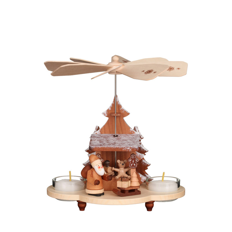 Père noël pyramide et jouets