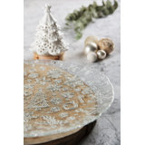 33cm Glass Salad or Dessert Plate, Set of 2