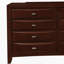 LUCILLE MERLOT NIGHTSTAND, un incontournable fonctionnel et élégant pour la chambre à coucher avec des tiroirs spacieux et un design élégant-680712284