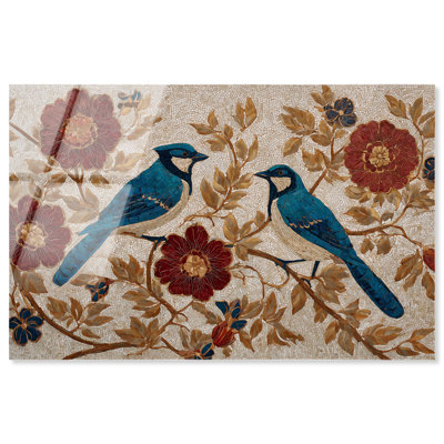 «Blue Jays II», reproduction d'art acrylique sur toile par Art Remedy