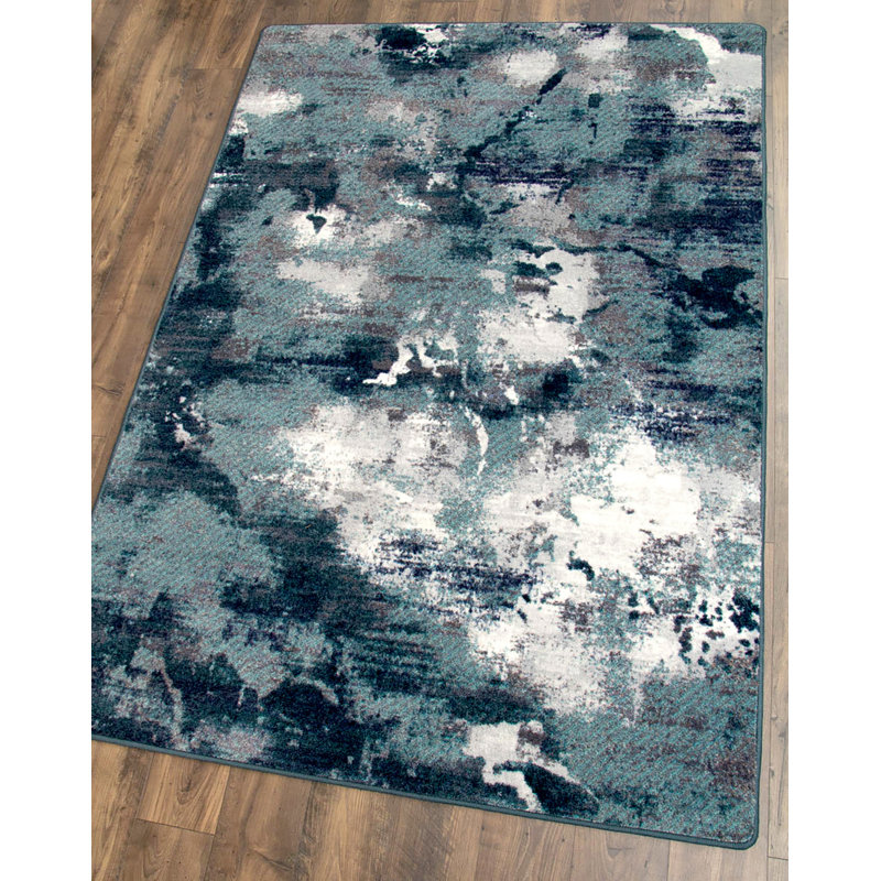 Abstract Indoor Rug, Rectangle 3' x 4'