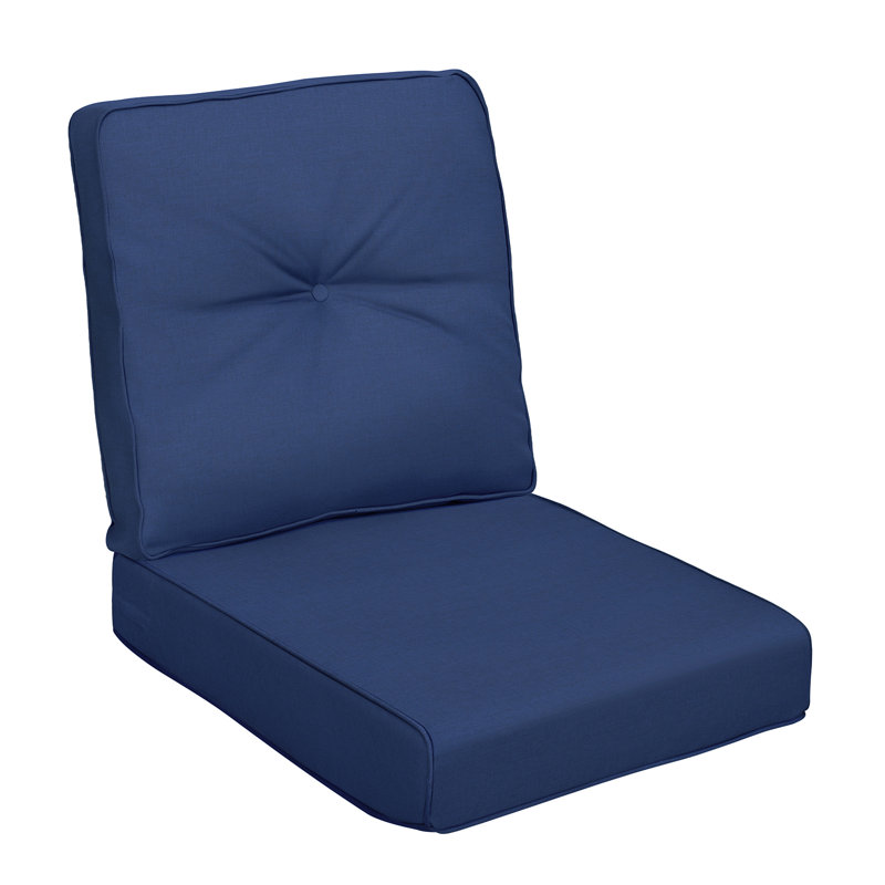 Coussin de remplacement haut de gamme pour fauteuil en osier 28D, Blue