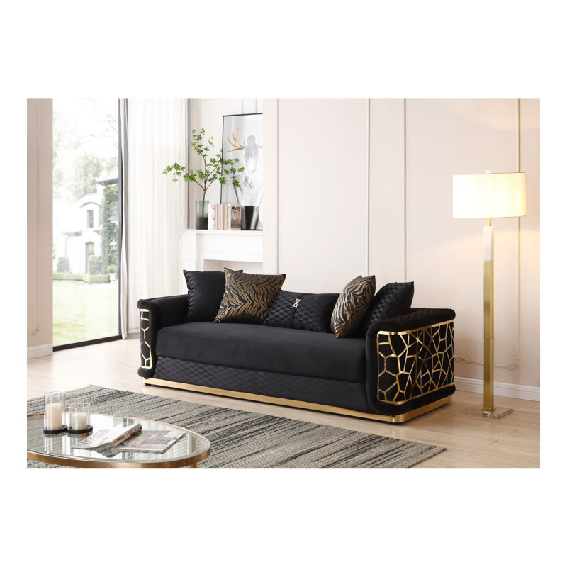 Canapé élégant Talia G0997A-S, Noir