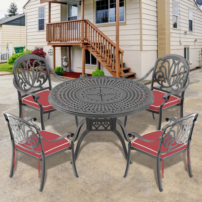 Ensemble repas d'extérieur 4 personnes L 47,24 po Bilon