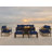 Outdoor 7-piece Patio Furniture Set With Fire Pit Table, 9-person Seating Sofa Set-1419027776