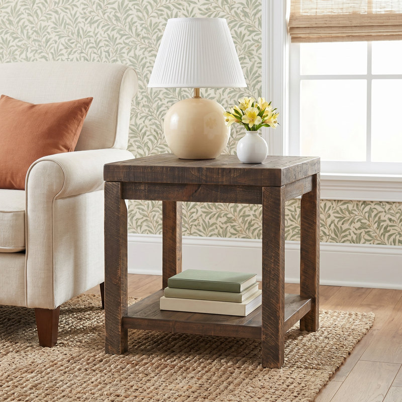Alexandra Solid Wood End Table