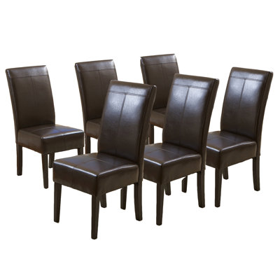 Danielle Faux Leather Upholstered Side Chairs