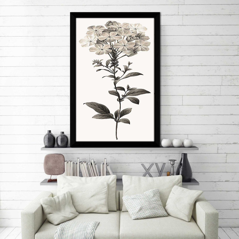 «Slender plomb» par Kelly Donovan - impression, Cadre noir, H 39,5 po x l 27,5 po x P 0,75 po