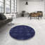 Tapis abstrait bleu foncé-2135618881