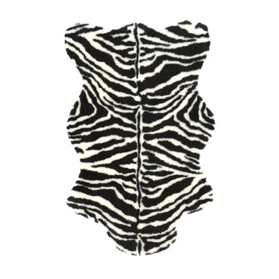 Tapis en fausse fourrure Zebra