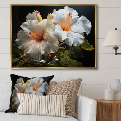 Hibiscus Field - Floral Canvas Prints