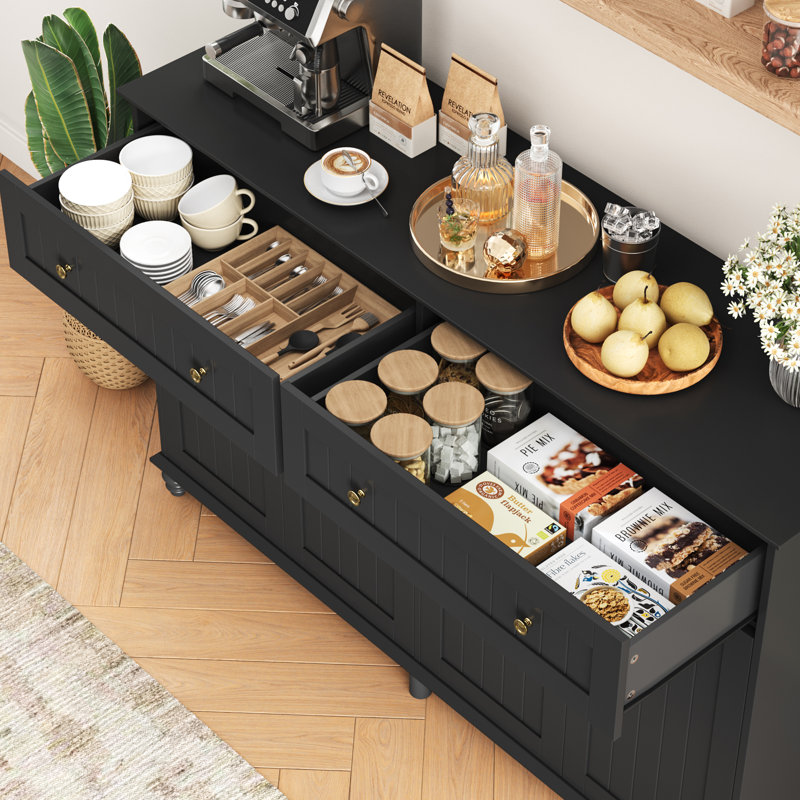 Arnolf 55.1'' Sideboard, Black