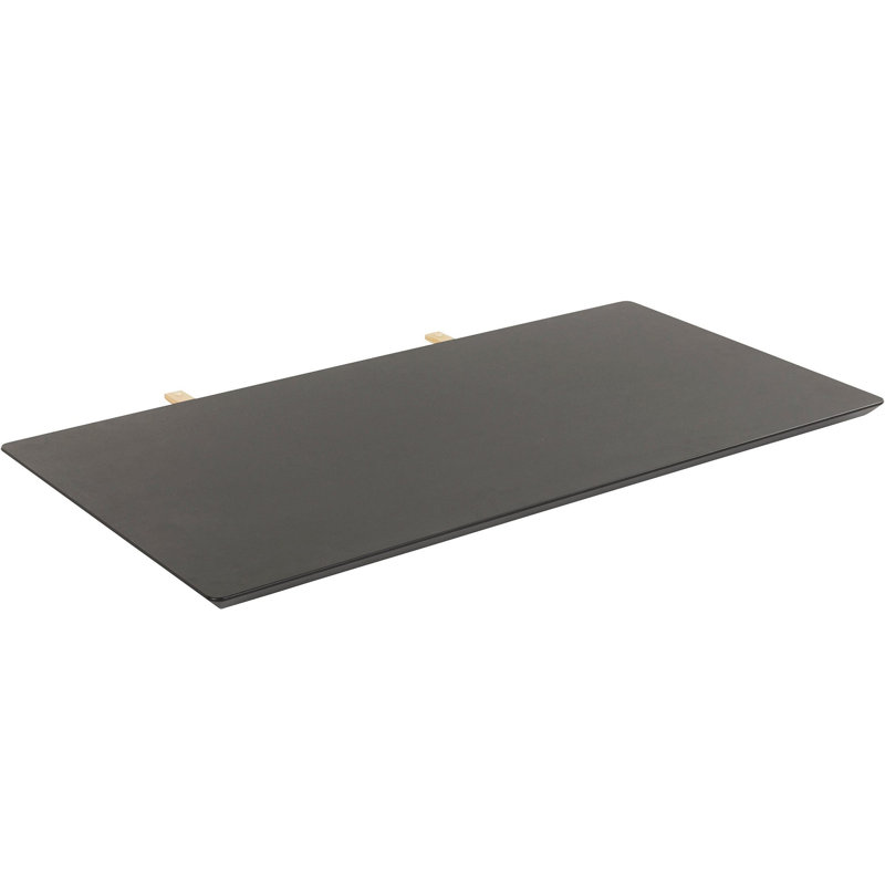 Flahiff Table Top, Black/Oak