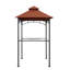 Steel barbecue Gazebo LINAS - 152cm x 244cm, beige Adaora-497632251