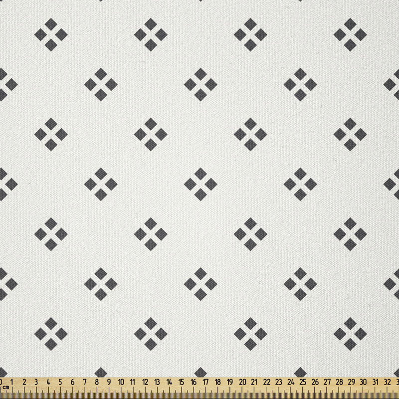 Tissu à motif géométrique Ambesonne par The Yard