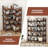 5 Tier Bookshelf, Reversible Corner Bookshelf, 65" Industrial Wooden l Shaped Bookcase with 10 Open Shelves and Metal Frame, Corner Shelf Storage Rack with Baffles Etagere for Living Room Home Office