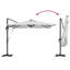 Roma Parasol with LED Strip Lights Aluminium and Polyester Garden Shade-515771277-515771268