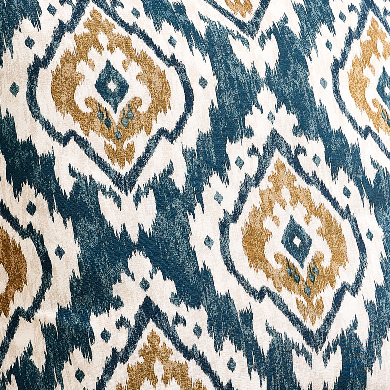 Suri Geo Cushion Geometric Square Throw Cushion, Teal