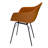 TA 18'' H Faux Leather Upholstered Armchair-45853922